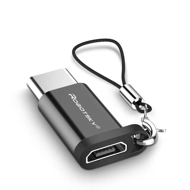 USB Type-C Male to Micro USB Female Adapter