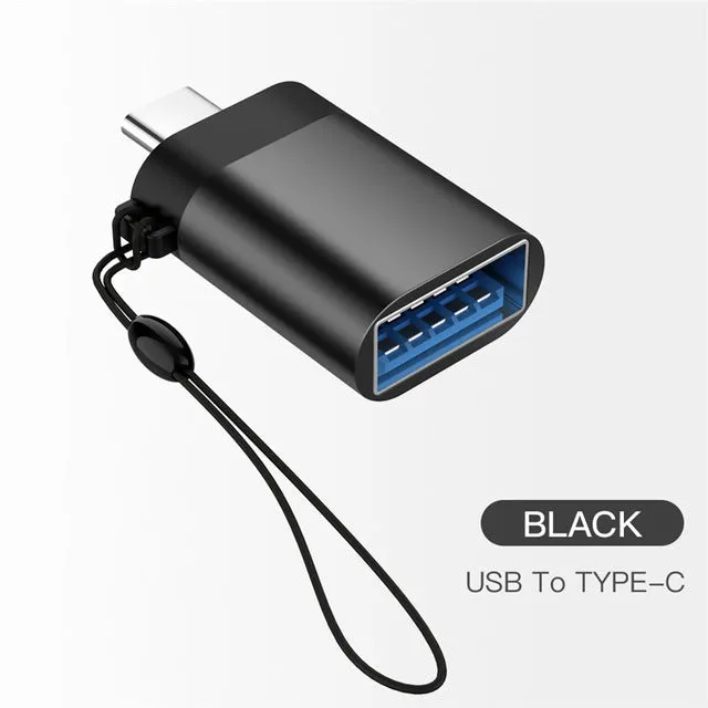 USB typec otg adapter Fast Type C to usb 3.0 converter usb-c type-c charge data sync cable for samsung huawei xiaomi macbook