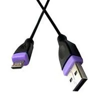 USB v2.0 Cord: "A" Male to Micro-B Male, 6 ft
