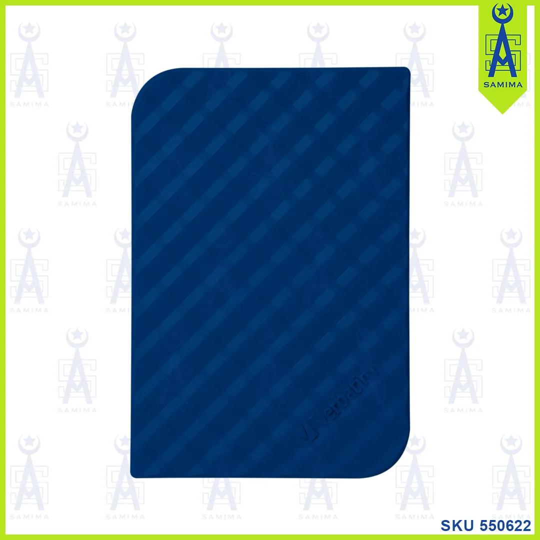 VERBATIM 1TB BLUE PORTABLE EXTERNAL HARD DRIVE