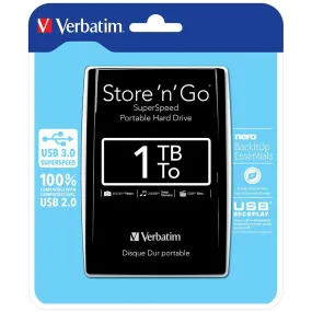 Verbatim Mobile Hard Drive 1Tb