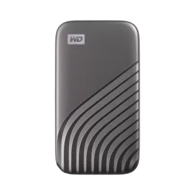 WD 1TB My Passport SSD 灰色 WDBAGF0010BGY USB 3.2 Gen 2 & Type-C Portable Solid State Drive