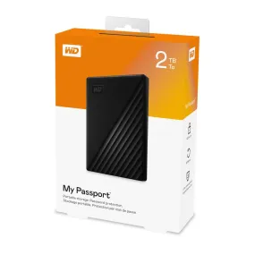 WD 2TB Portable External Hard Drive - Black