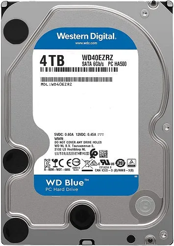 WD Blue 4TB SATA Desktop 3.5" Hard Drive - WD40EZAZ