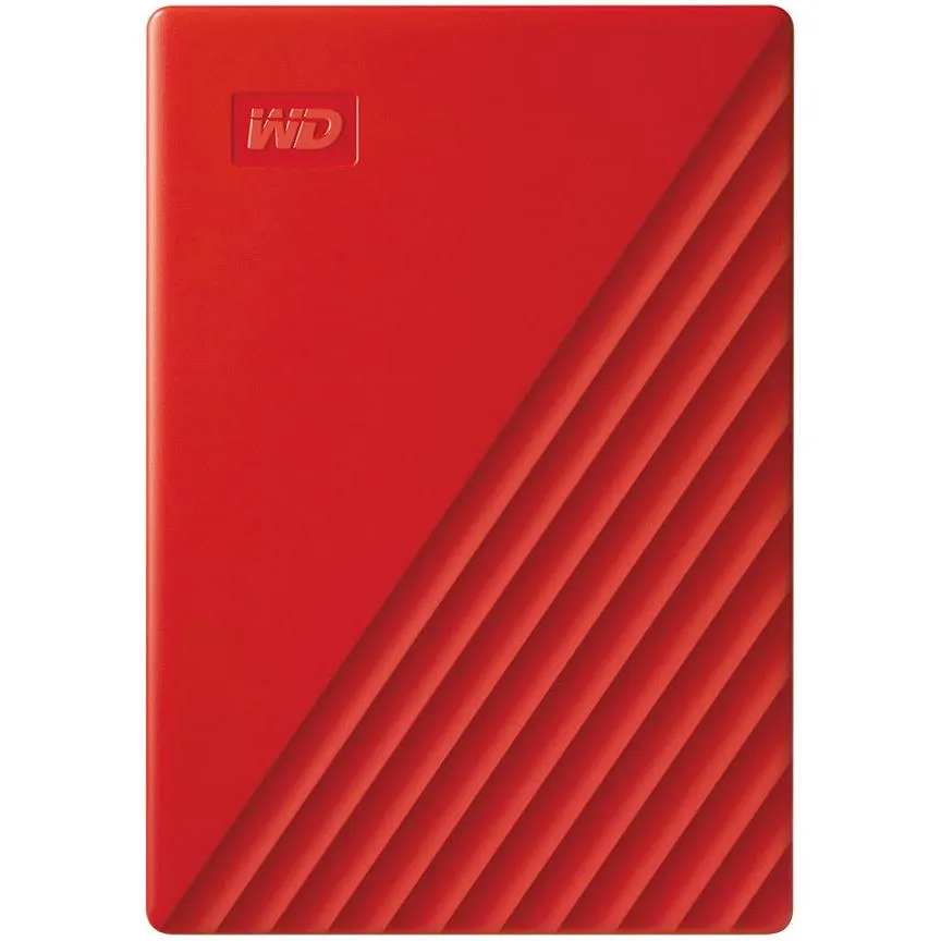 WD My Passport 2TB Portable Hard Drive USB 3.0 [2019] (Red)
