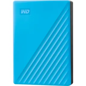WD My Passport® 6TB Portable HDD Storage (Blue)