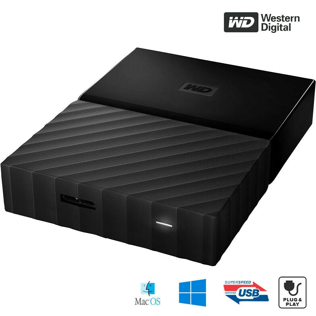 WD My Passport for Mac 3TB Portable External Hard Drive USB 3.0, WDBP6A0030BBK