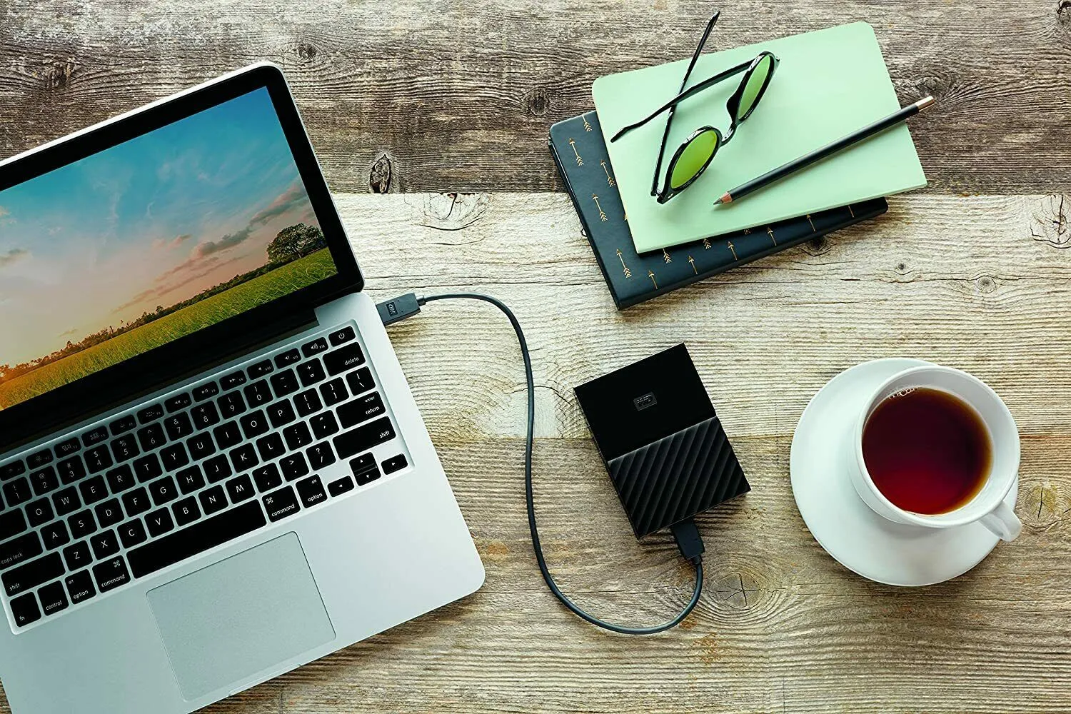 WD My Passport for Mac 3TB Portable External Hard Drive USB 3.0, WDBP6A0030BBK