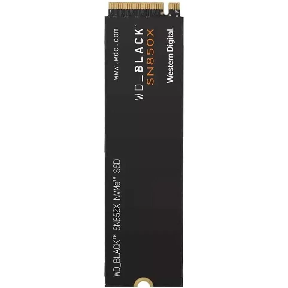 WD_BLACK SN850X 1TB PCIe Gen4 NVMe M.2 Gaming SSD, 7300 MB/s Read, 6300 MB/s Write