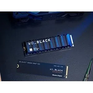 WD_BLACK SN850X 4TB, M.2 2280, NVMe SSD, Gaming Drive, Gen 4 PCIe, Read speeds up to 7300 MB/s