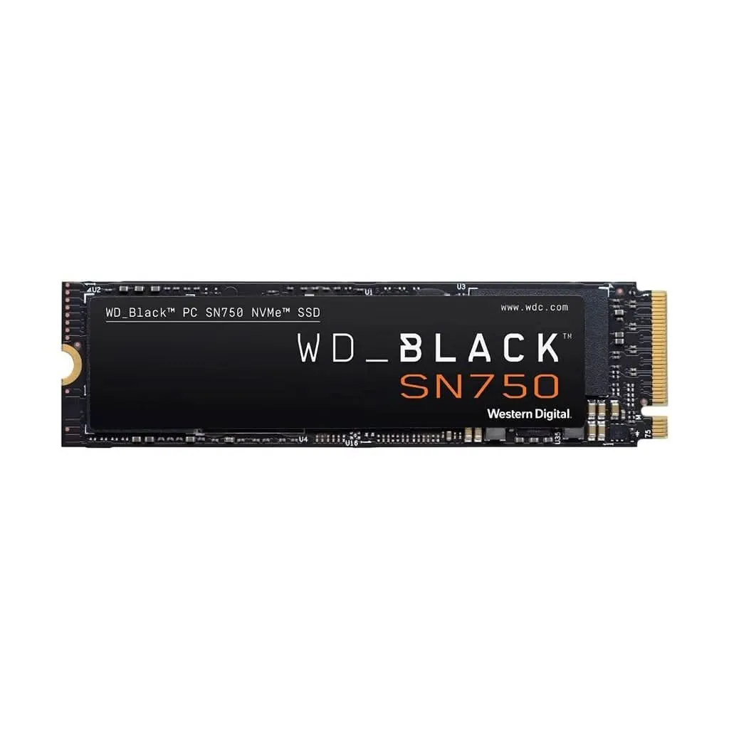 WESTERN DIGITAL WD BLACK NVME SN750 1 TB M.2 2280-S3-M PCIE GEN3 INTERNAL SOLID STATE DRIVE