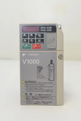 Yaskawa V1000 VFD Inverter Drive 0.4KW (1/2HP), 200V ~ 240V, CIMR-VA2A0004BAA