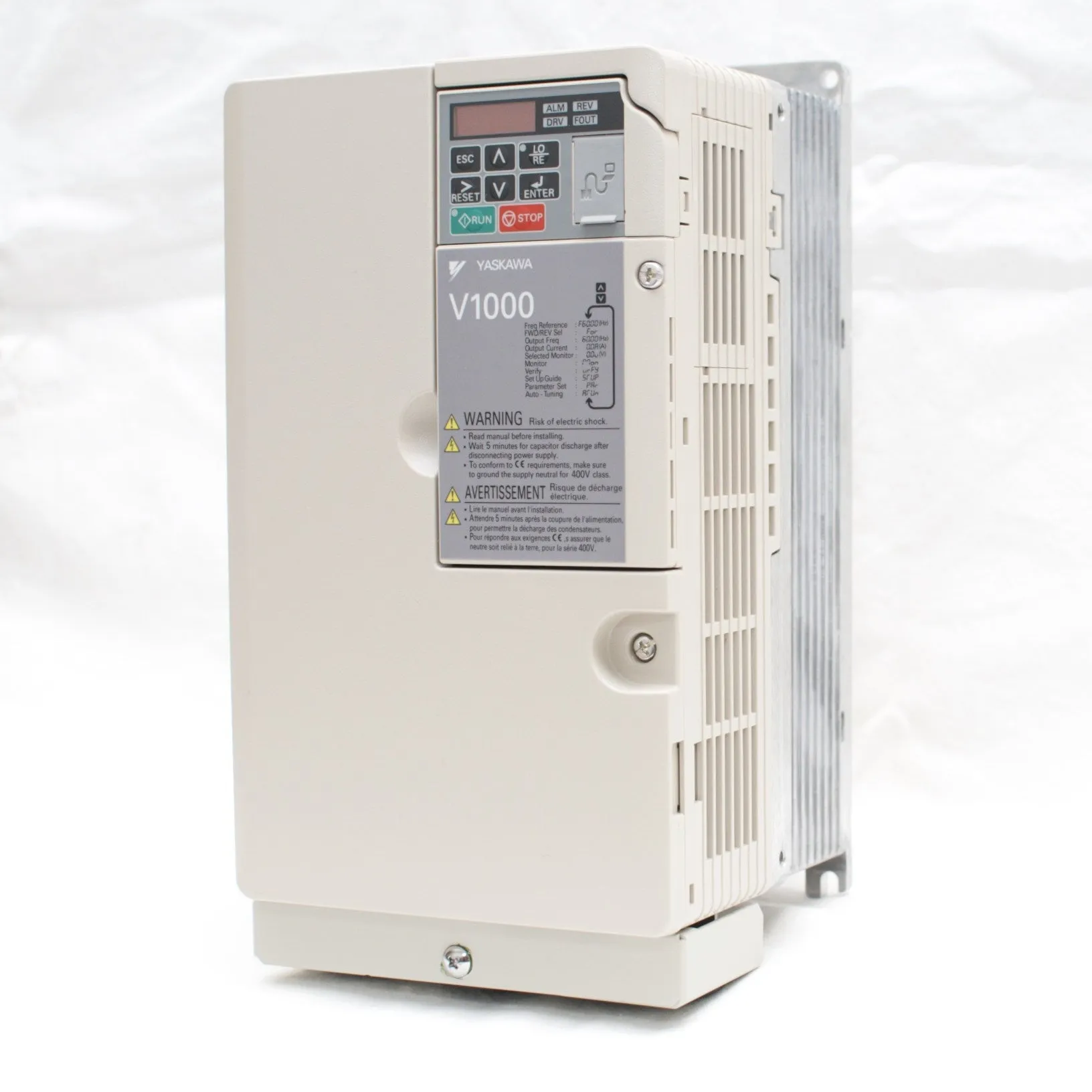 Yaskawa V1000 VFD Inverter Drive 5.5KW (7.37HP), 200V ~ 240V, CIMR-VT2A0030FAA